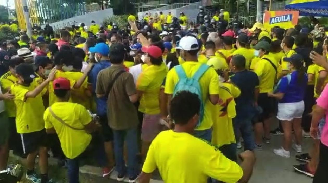 Ingreso al Metropolitano