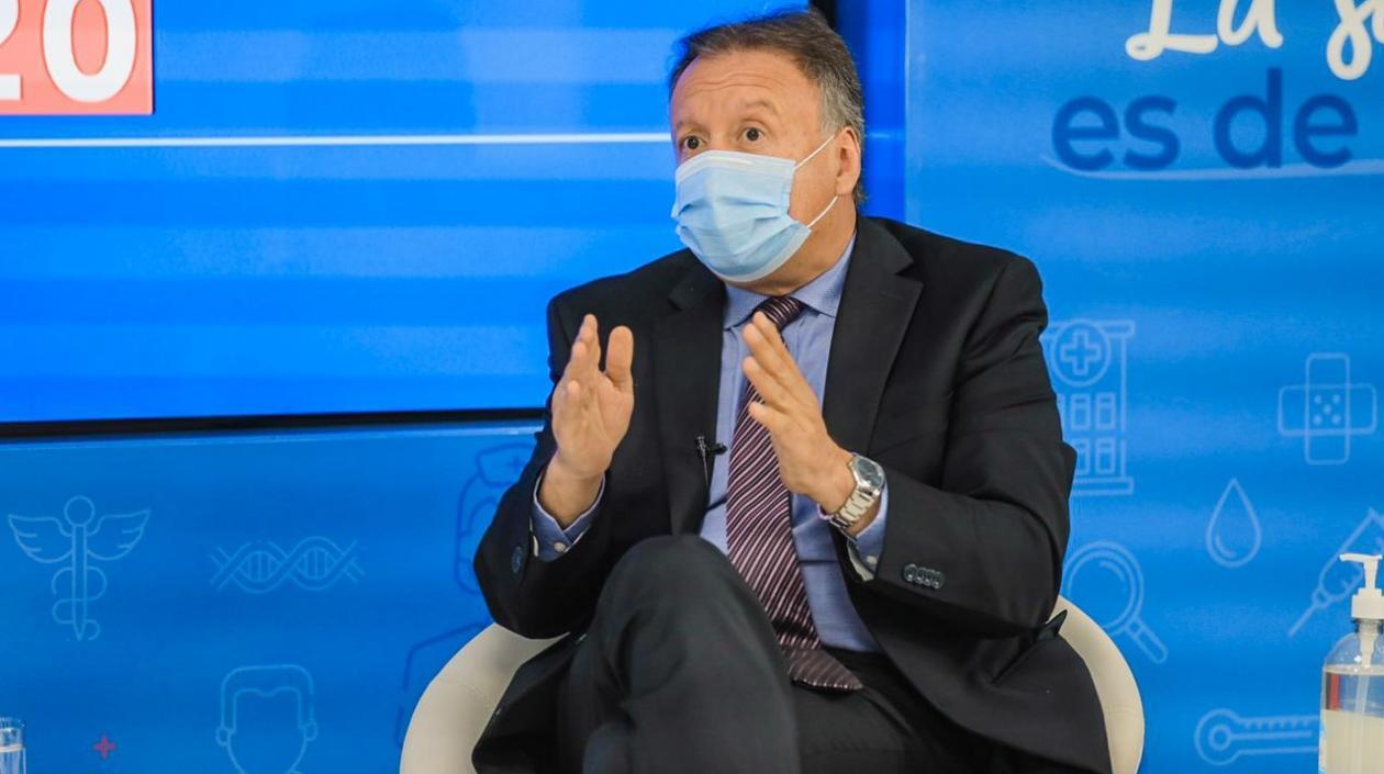 El Viceministro de Salud, Luis Alexander Moscoso.