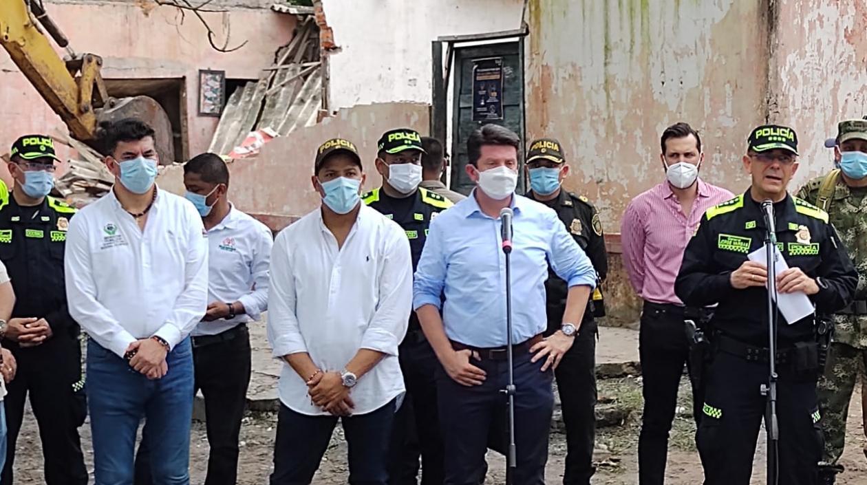 Ministro de Defensa Diego Molano. 