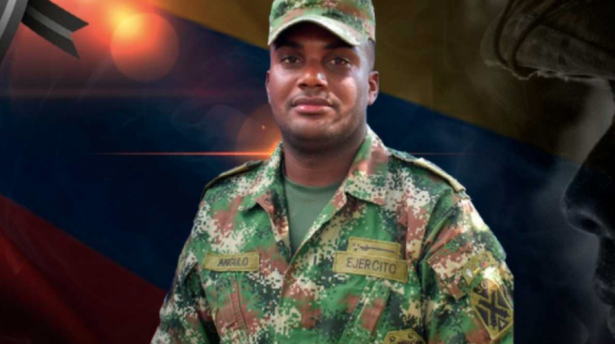 El soldado Jhon Byron Angulo.