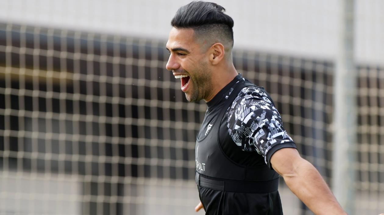 Falcao García, delantero del Rayo Vallecano. 