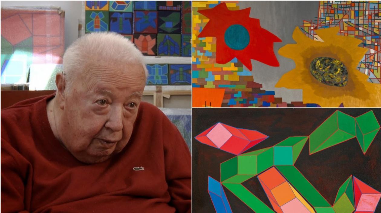  Achille Perilli, pintor italiano. 