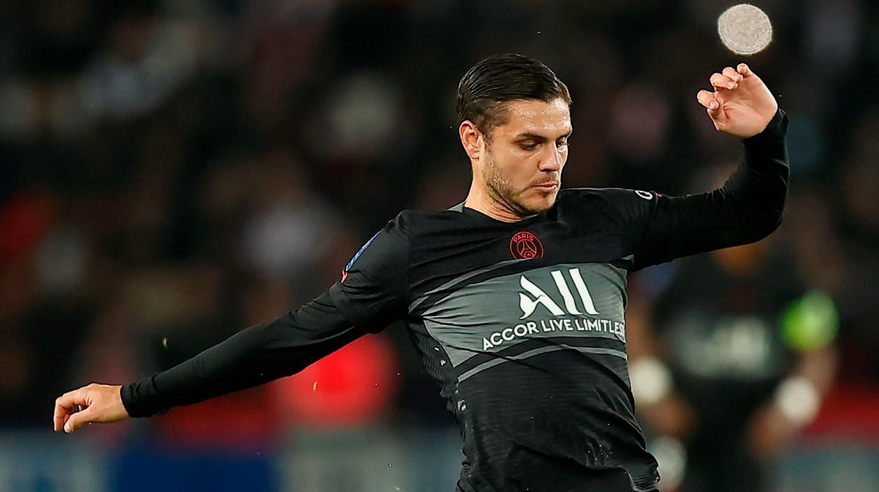 Mauro Icardi, delantero del PSG. 