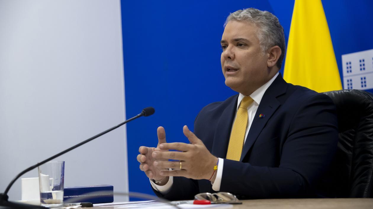 El Presidente de la República, Iván Duque.