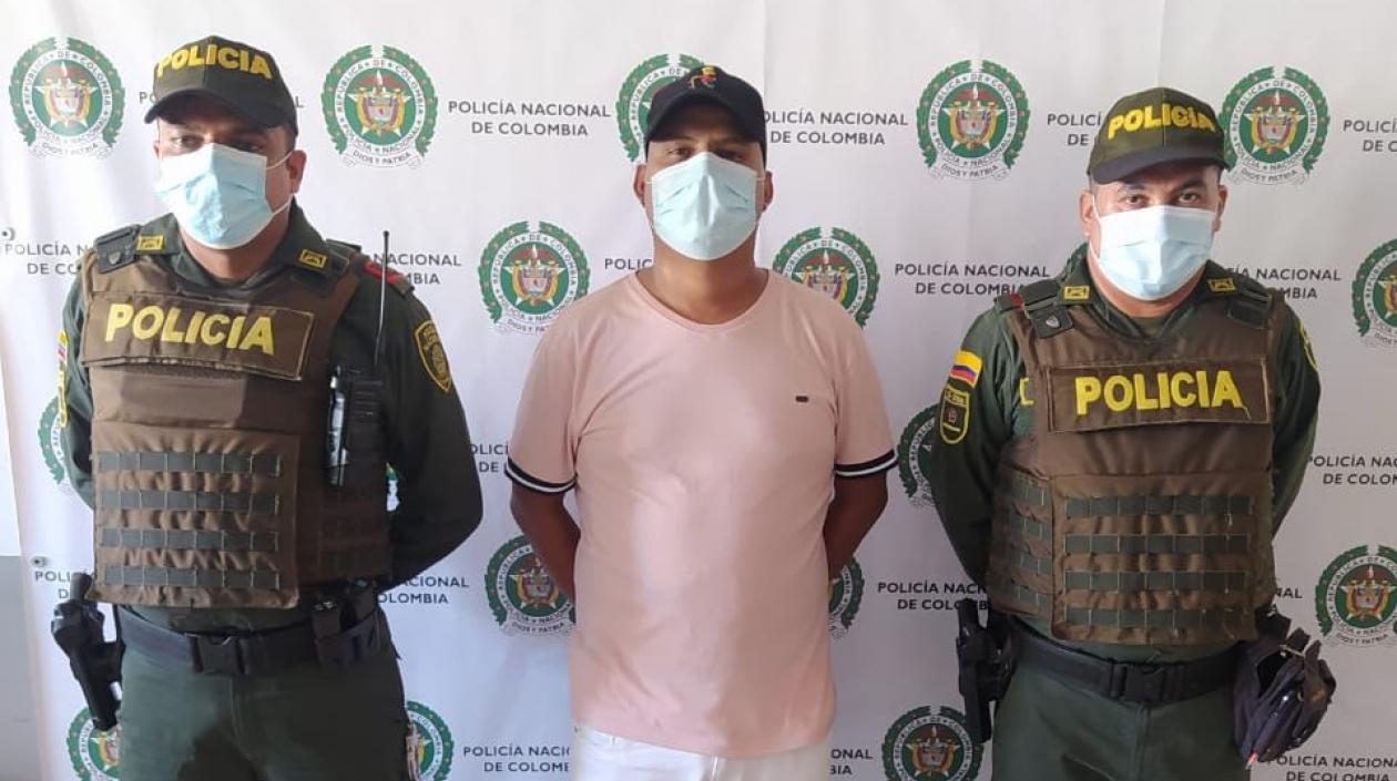 Juan David Araujo Terán, el capturado.