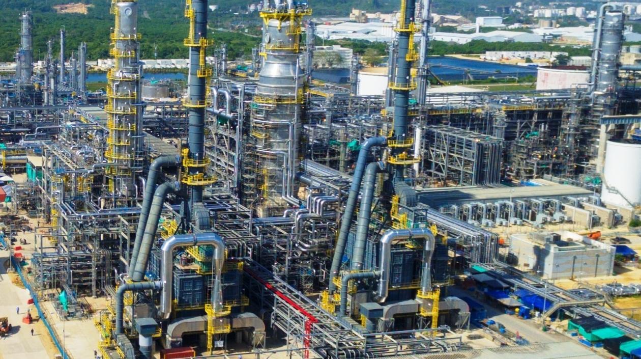 Vista general de la Refinería de Cartagena.