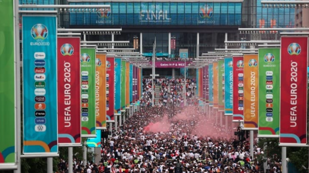 Imagen de la final de la Eurocopa.