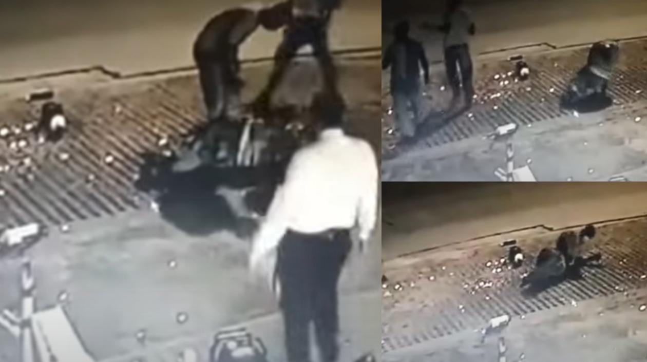 Imágenes del accidente en la calle 74 con 49C.