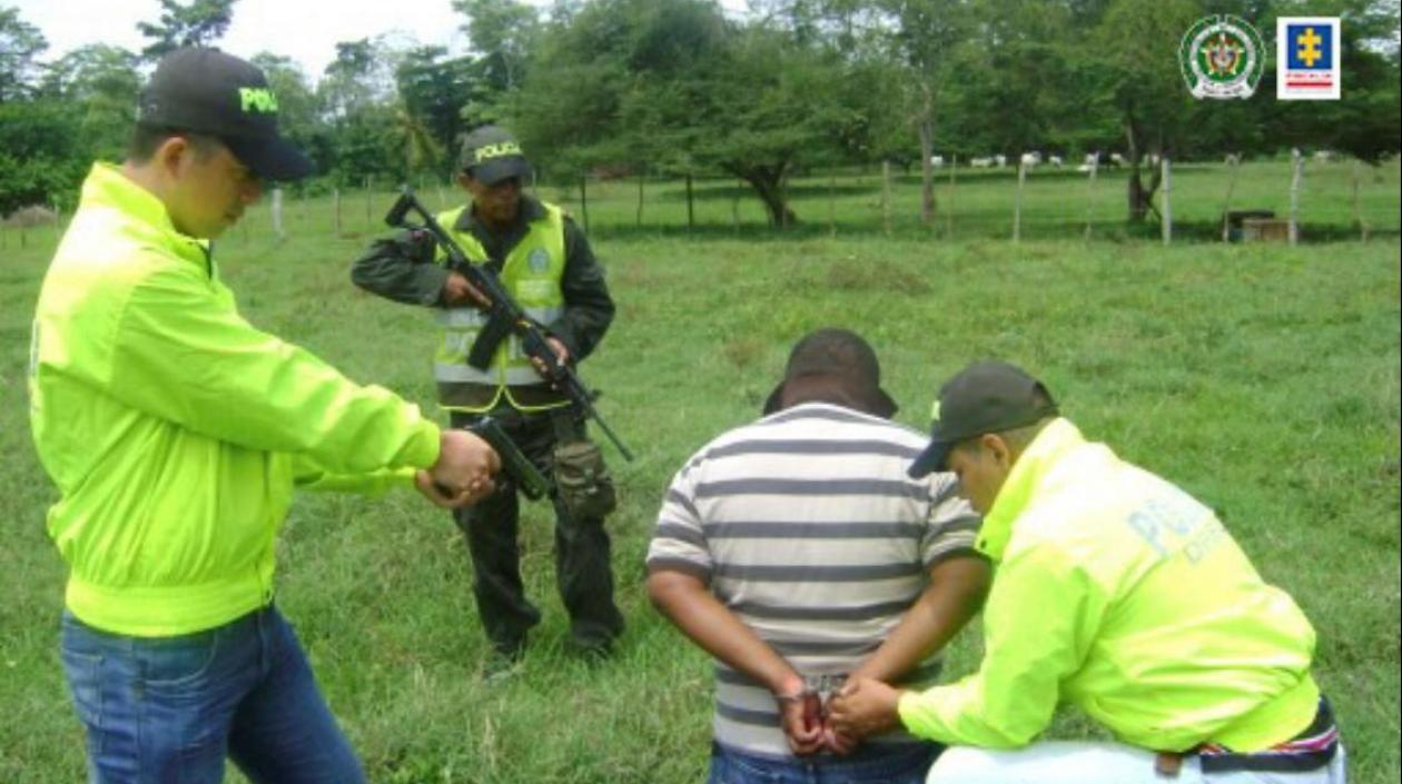 Juan Bautista Rivas en su captura en 2011.