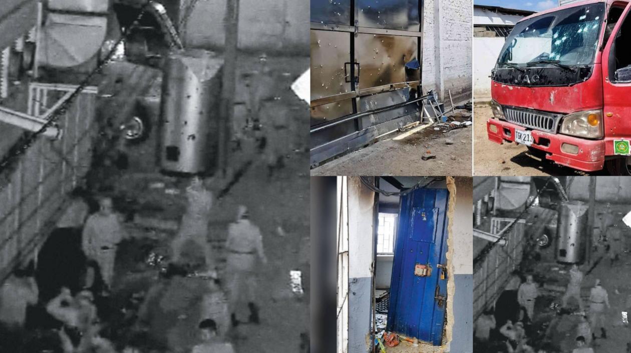 Imágenes de lo ocurrido en 2020 en la cárcel Modelo de Bogotá.