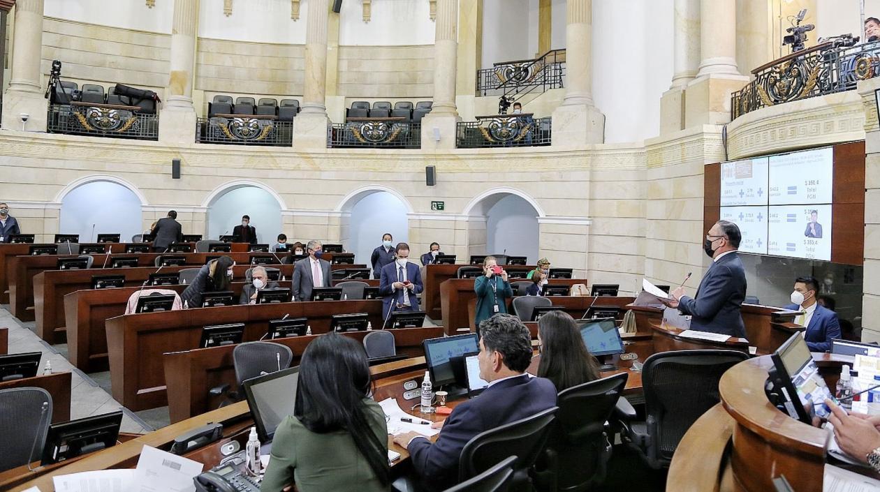 Plenaria del Senado.