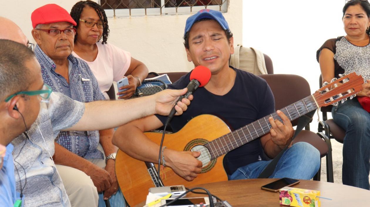 Los artistas que hacen parte de la actividad.