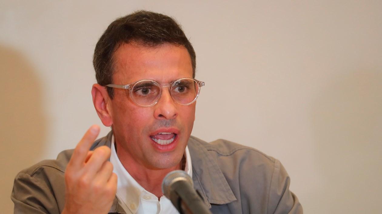 El opositor venezolano Henrique Capriles.