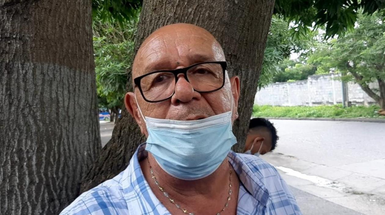 Marco Aurelio Insignares Tinoco, padre del mototaxista