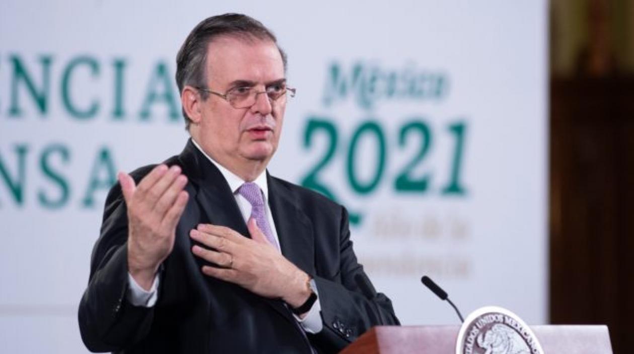 Marcelo Ebrard, Secretario de Relaciones Exteriores de México.