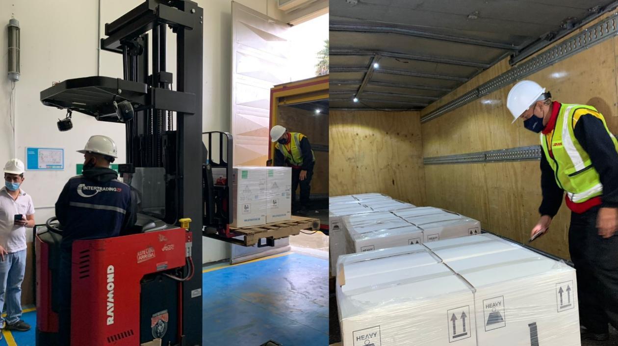 Vacunas en la bodeda del Ministerio de Salud.