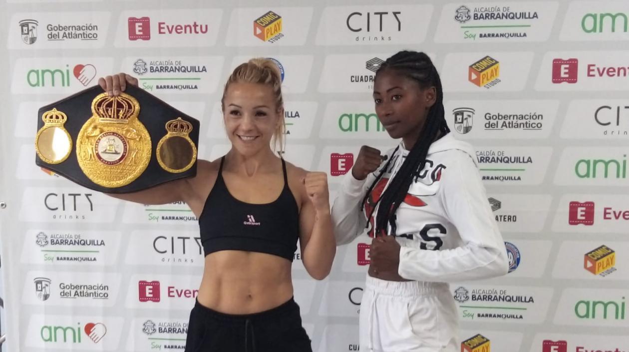 Jesica Bopp y Johana Zúñiga. 