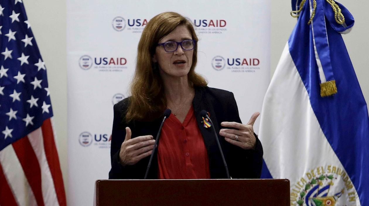 La administradora de Usaid, Samantha Power.