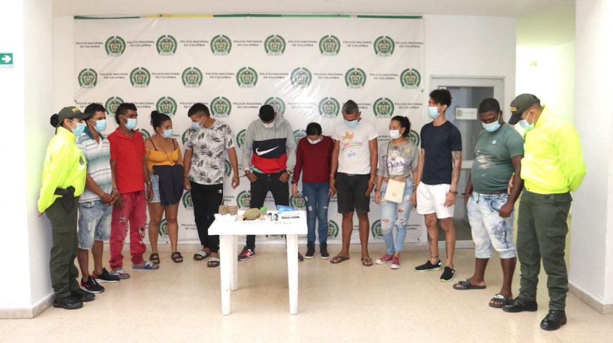 Personas capturadas durante los operativos.