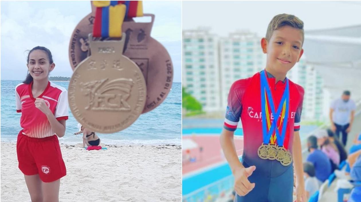 Laudith Cabrera y Hadid González. 