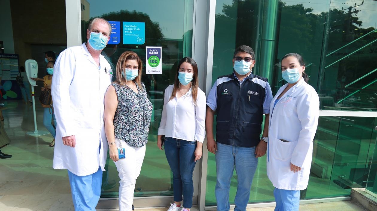 Sello 100% vacunado. 