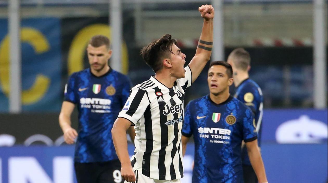 Paulo Dybala anotó el gol que rescató a la Juventus. 