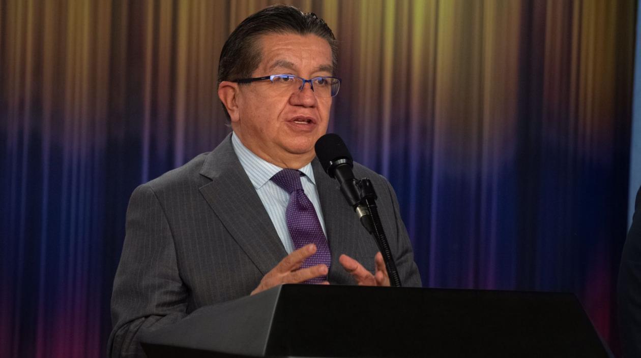 El ministro de Salud y Protección Social, Fernando Ruiz Gómez