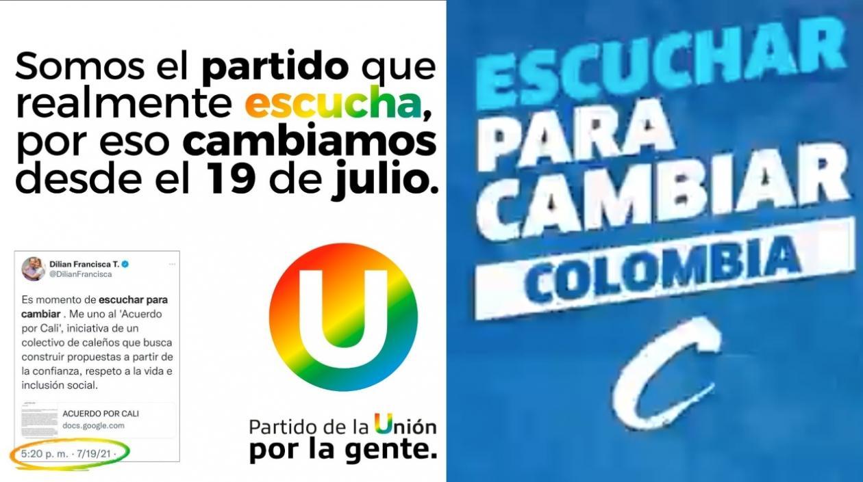 Las imágenes de la polémica.