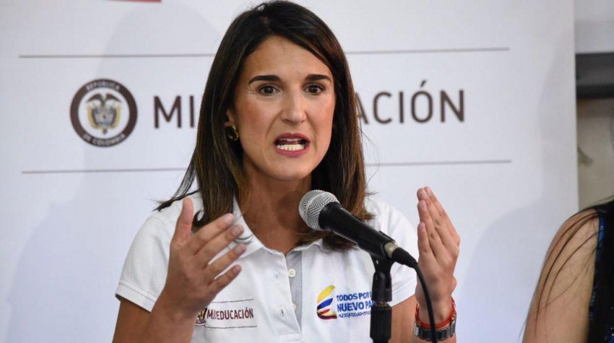 La exministra de Educación, Yaneth Giha.