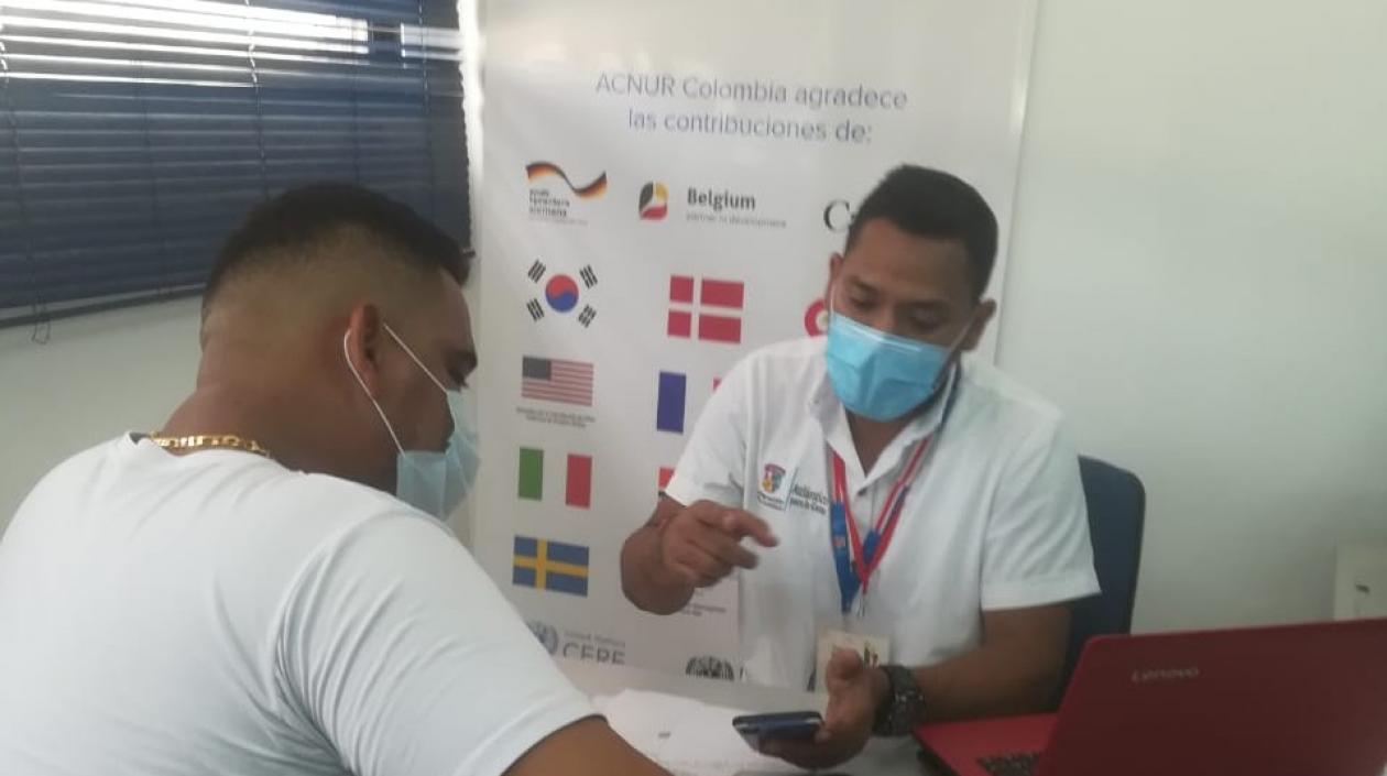 Pre registro de venezolanos