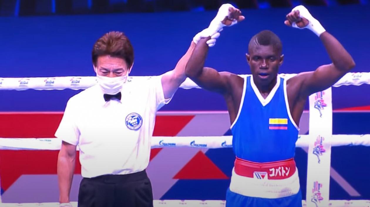 Yuberjen Martínez, boxeador colombiano. 