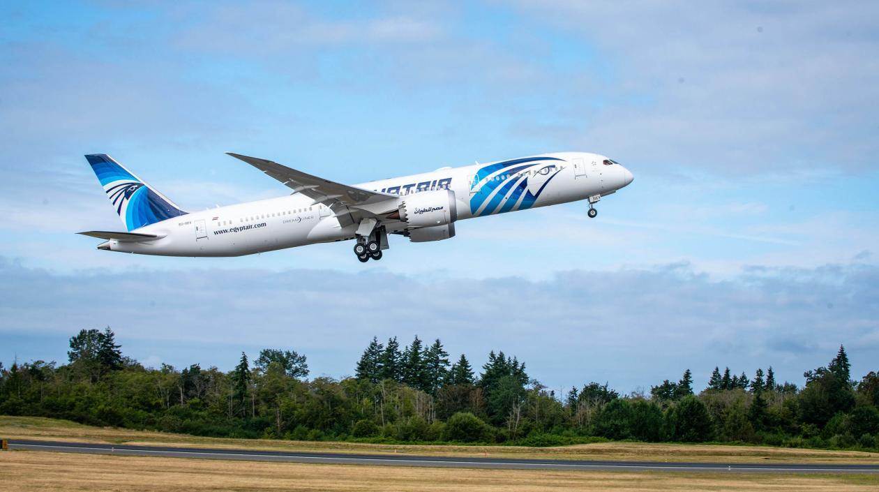 Avión de la compañía afectada. 