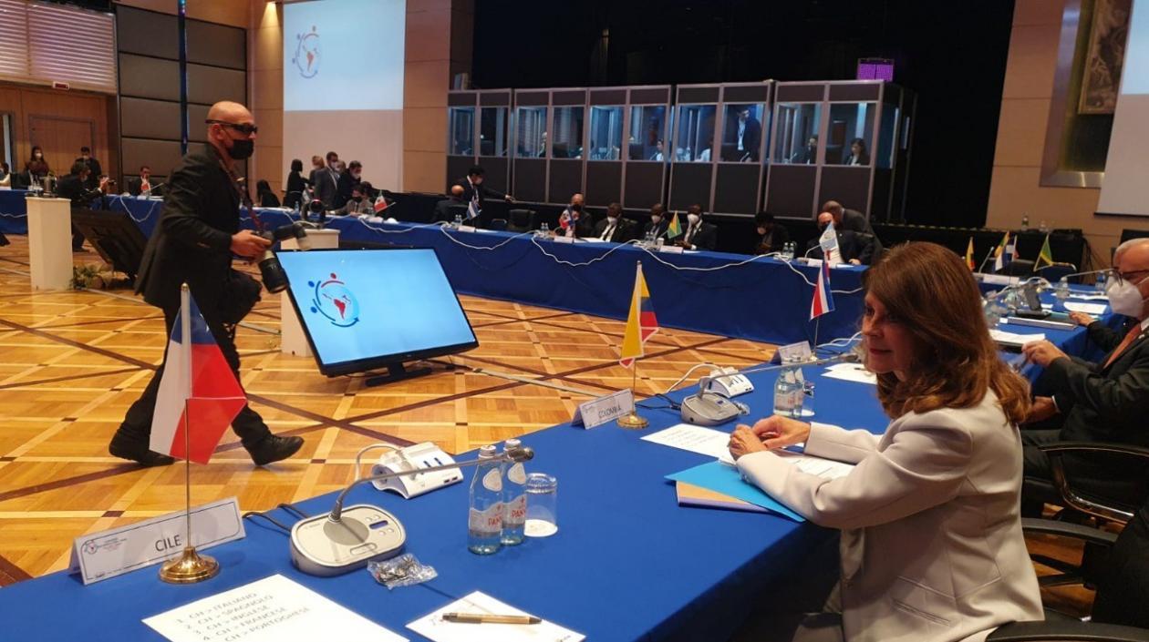 La vicepresidente y canciller Marta Lucía Ramírez. 