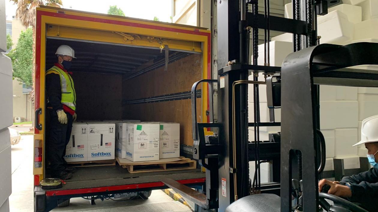 Vacunas de Pfizer llegaron a Colombia.