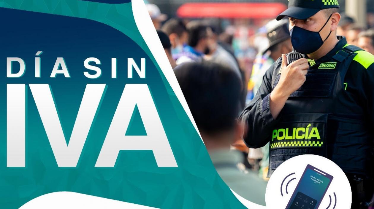 Policía Nacional en el día sin IVA