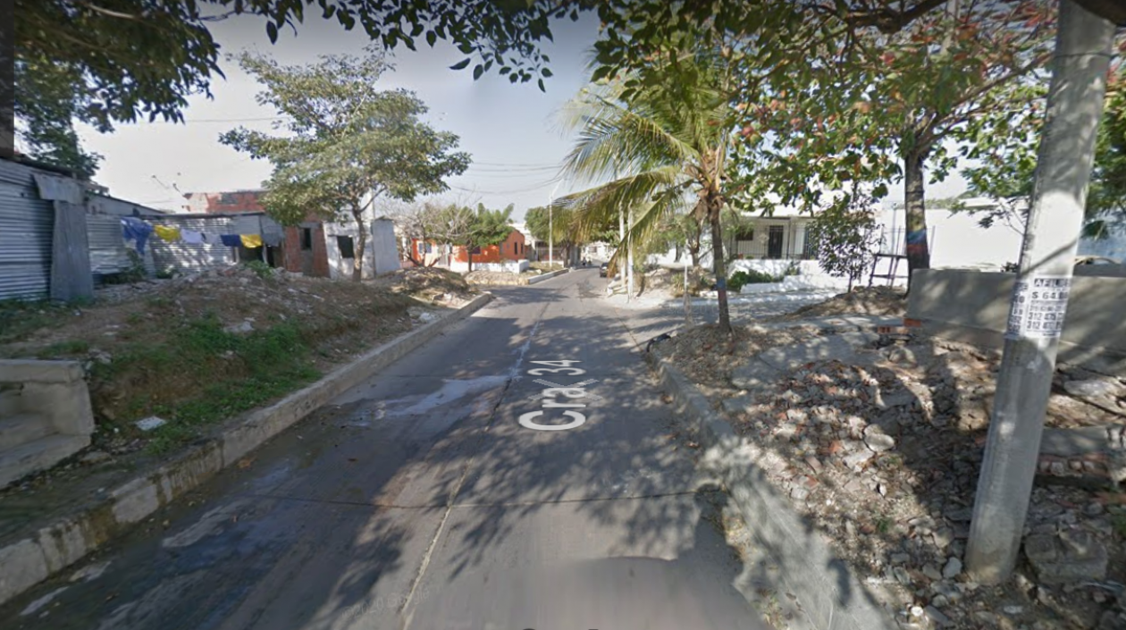 Lugar donde ocurrieron los hechos.