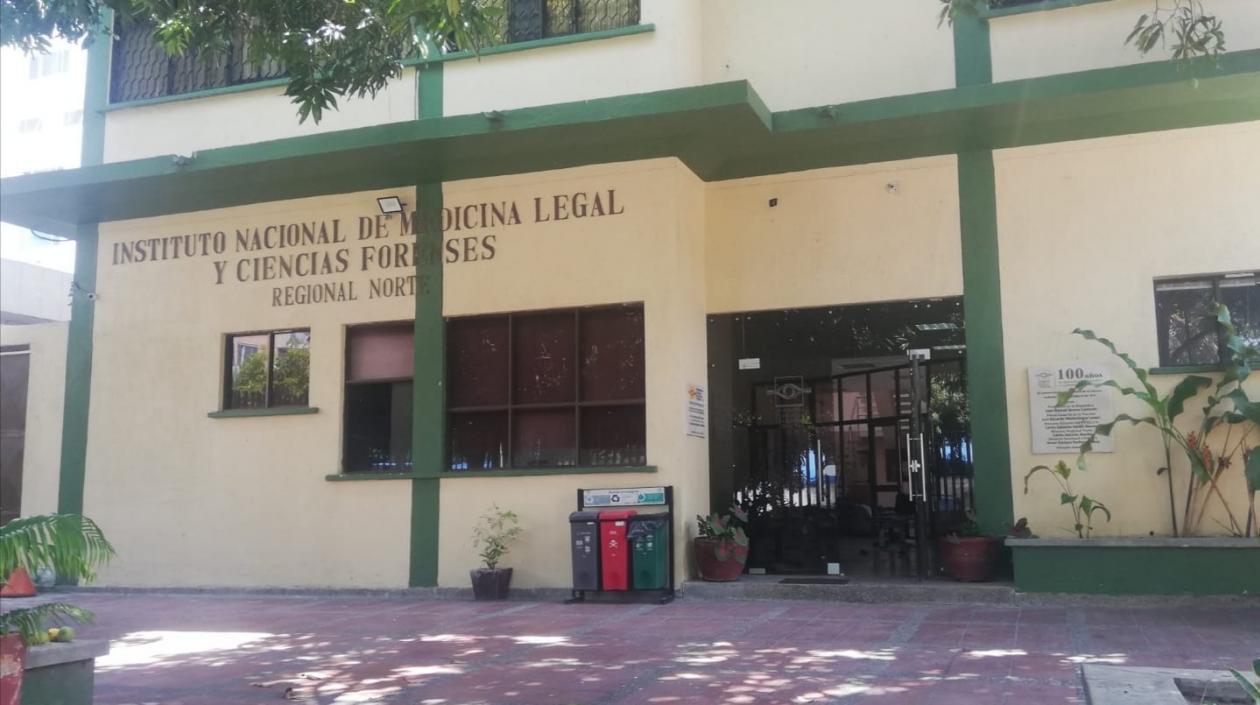 Fachada de Medicina Legal en Barranquilla.