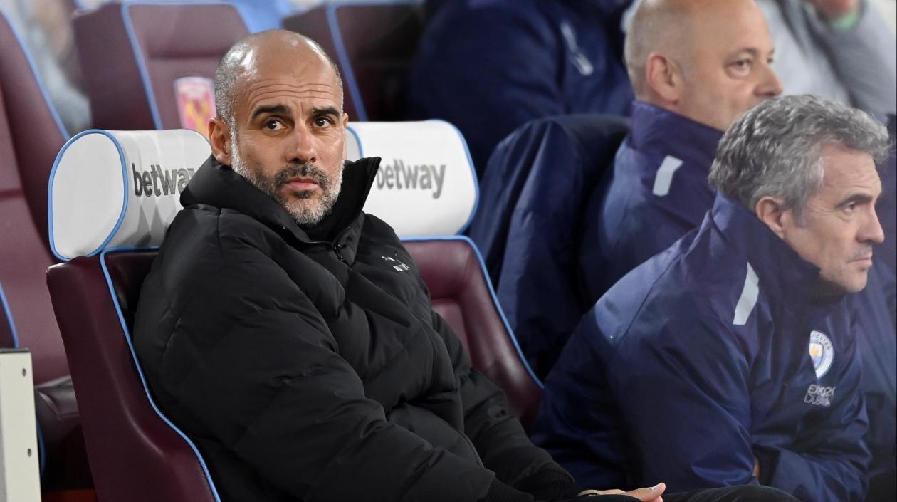 Pep Guardiola, entrenador del Manchester City. 