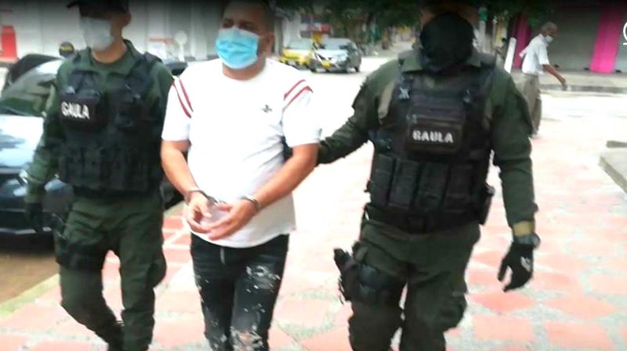 Jorge Eliécer Juliao Vengoechea, uno de los capturados.