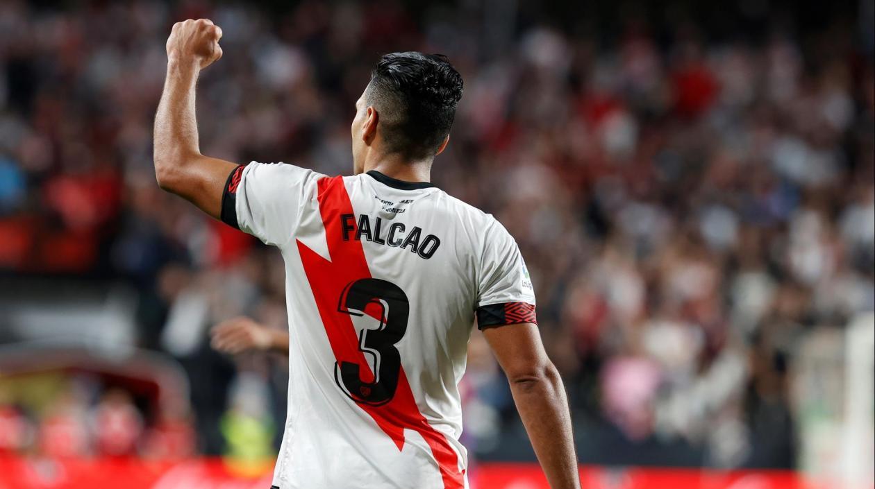 Falcao García, delantero del Rayo Vallecano. 