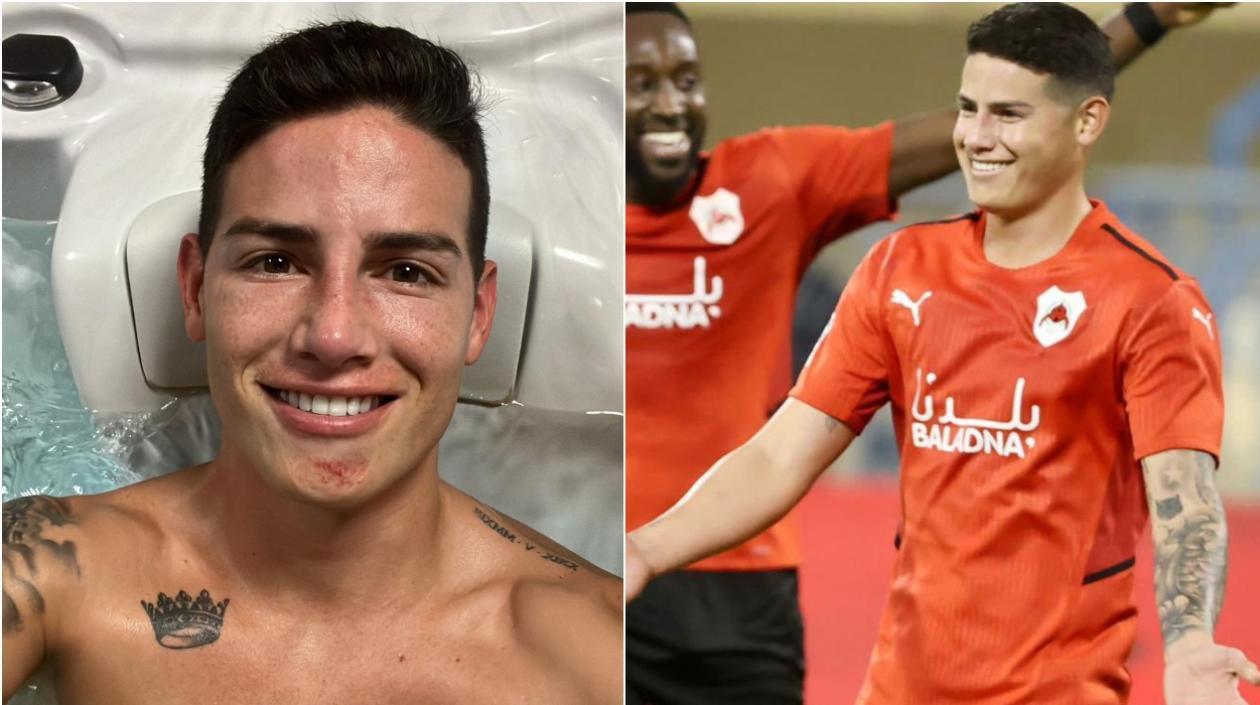 James Rodríguez, jugador colombiano. 