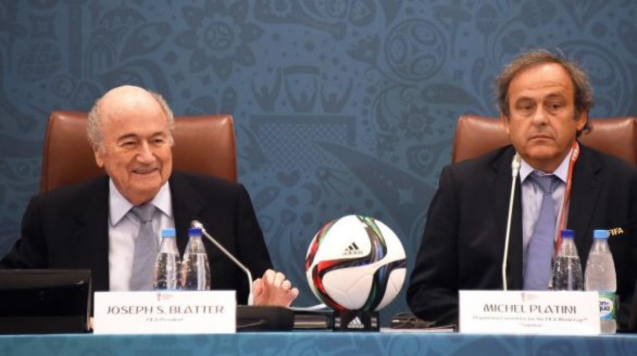 'Sepp' Blatter y Michel Platini.