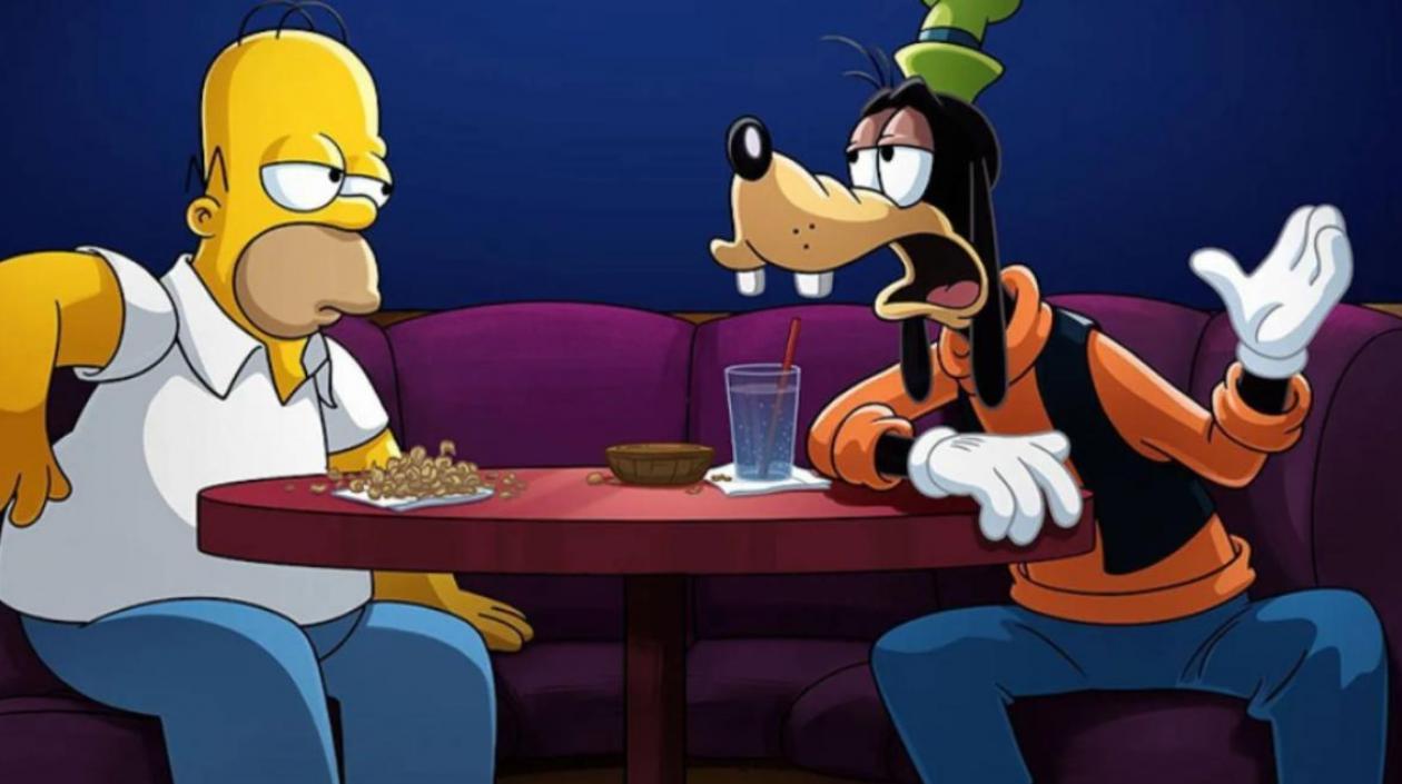 Con el corto 'Los Simpson en Plusniversario', la familia de Springfield participa en el aniversario de Disney.