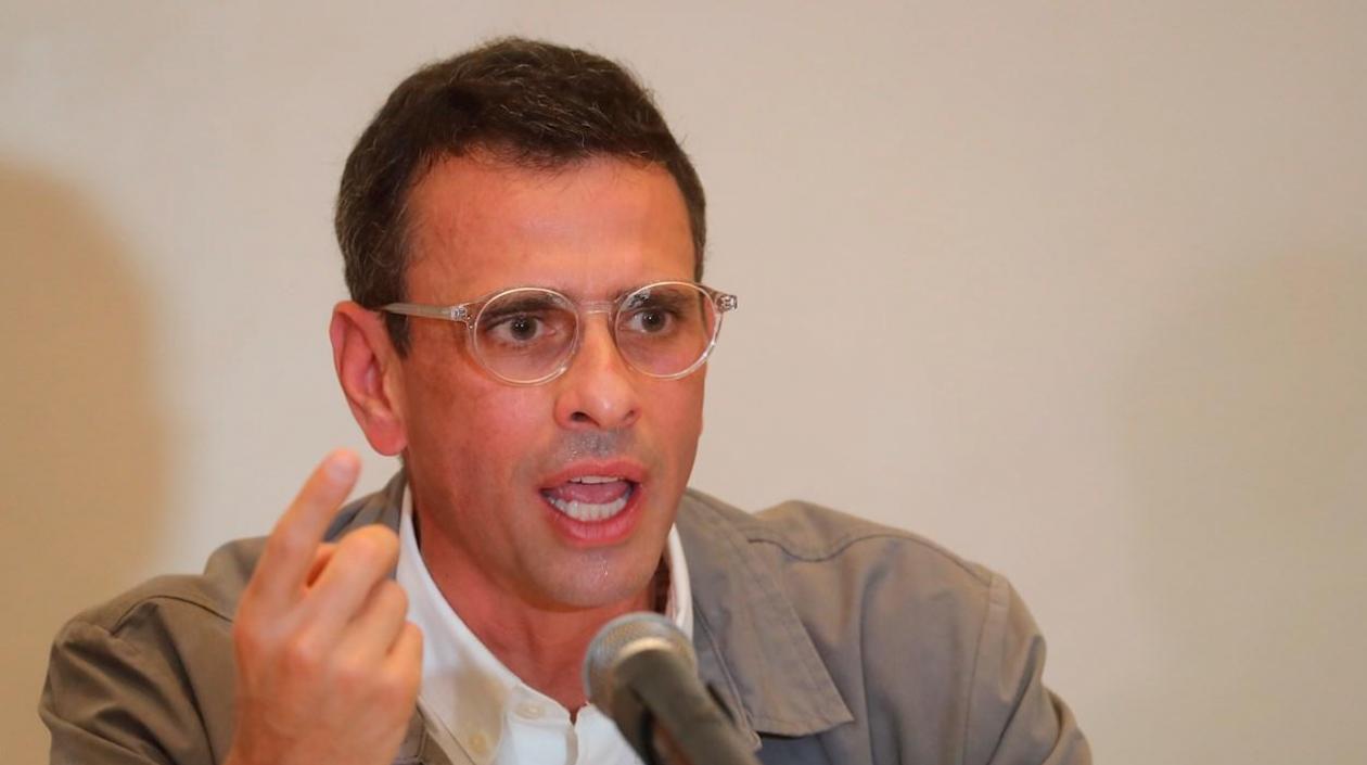 El opositor venezolano Henrique Capriles.