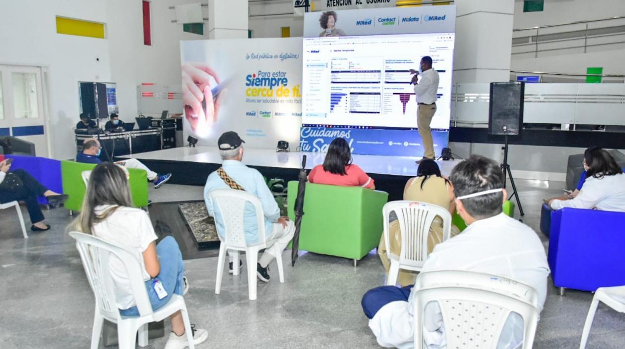 Acto de lanzamiento de APP de MiRed