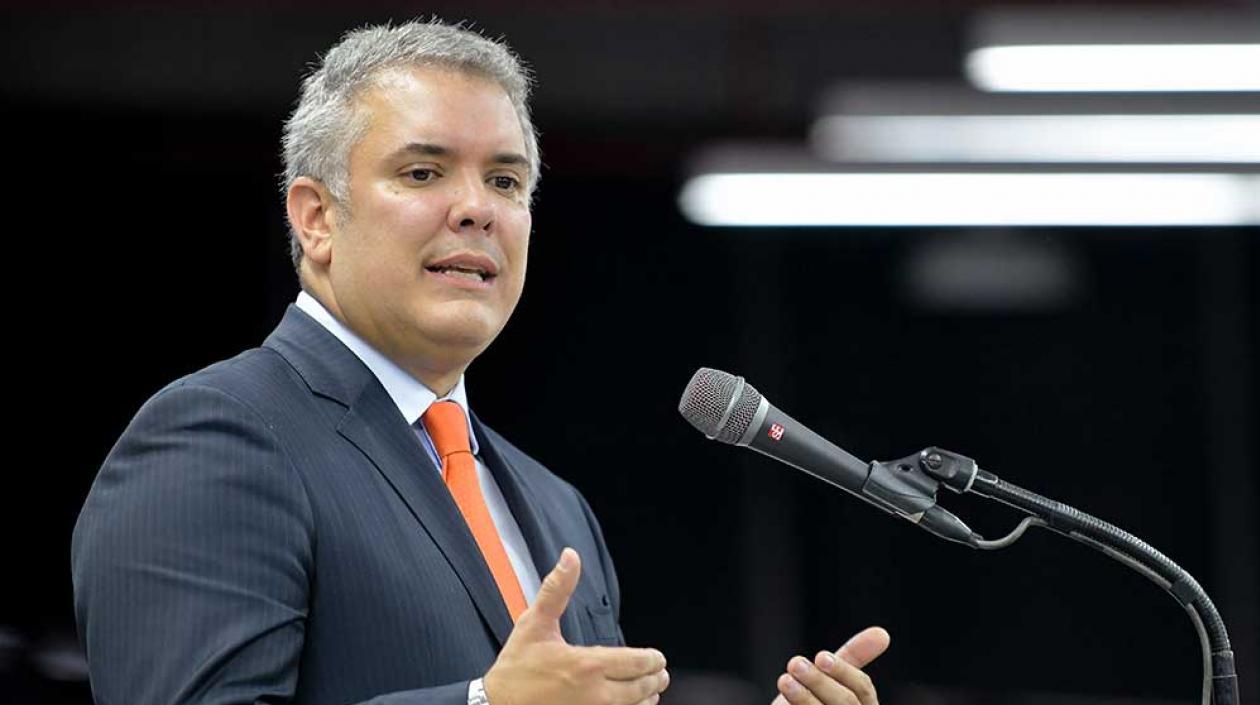 Iván Duque, presidente de Colombia.