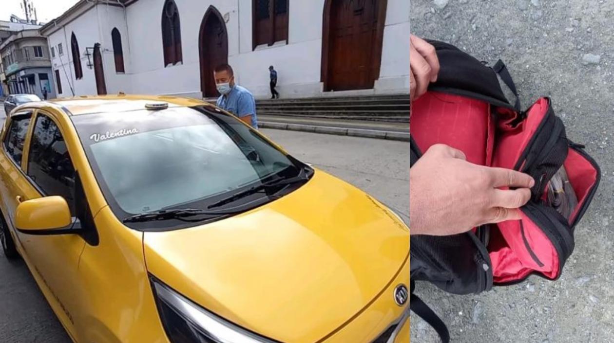 El taxista Cristian David Rivera.