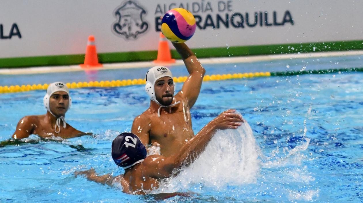 Acción del duelo entre Colombia y Puerto Rico. 