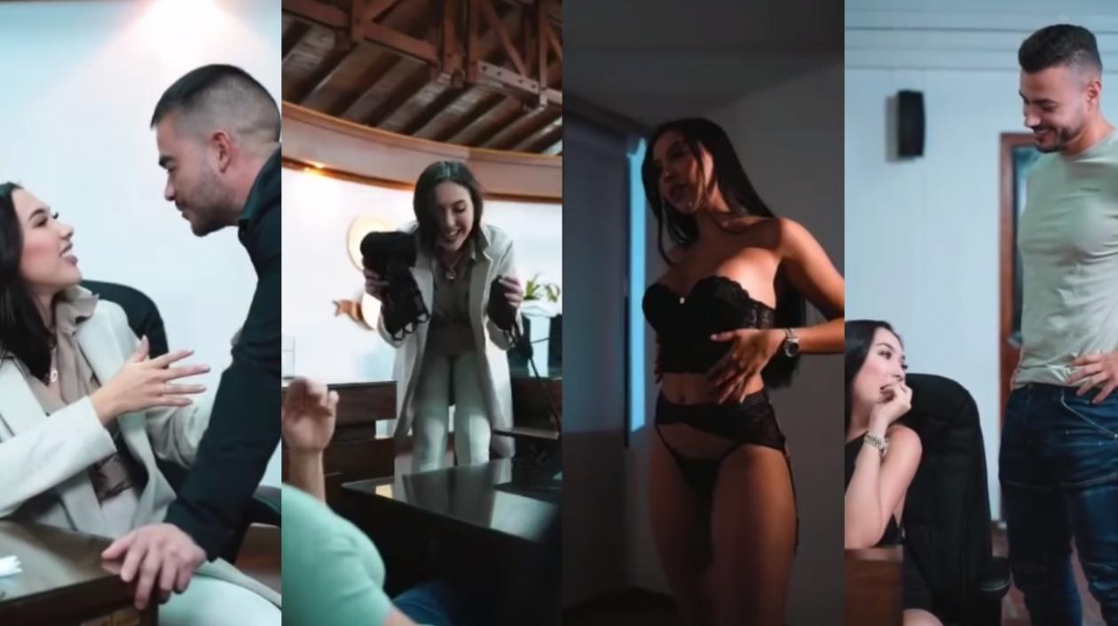 Imágenes del video.