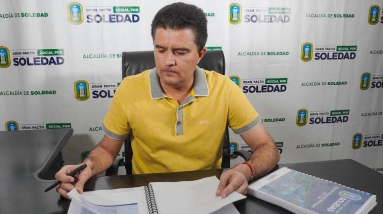 El Alcalde de Soledad, Rodolfo Ucrós.